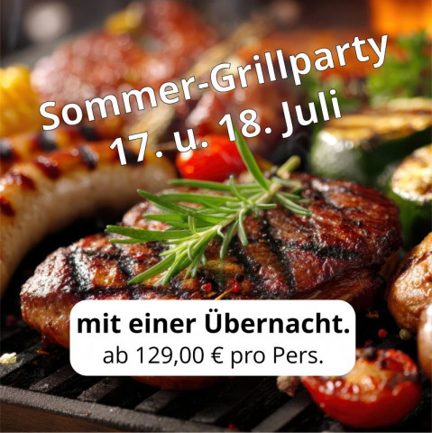 Sommer-Grillparty 2026 quadratisches Bild