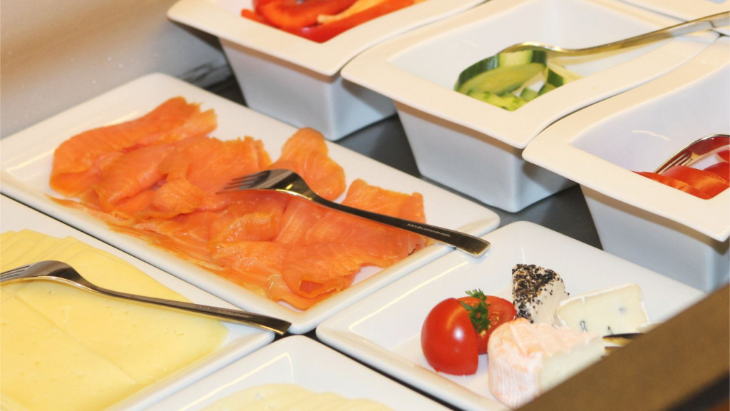 Lachs in der Kühltheke
