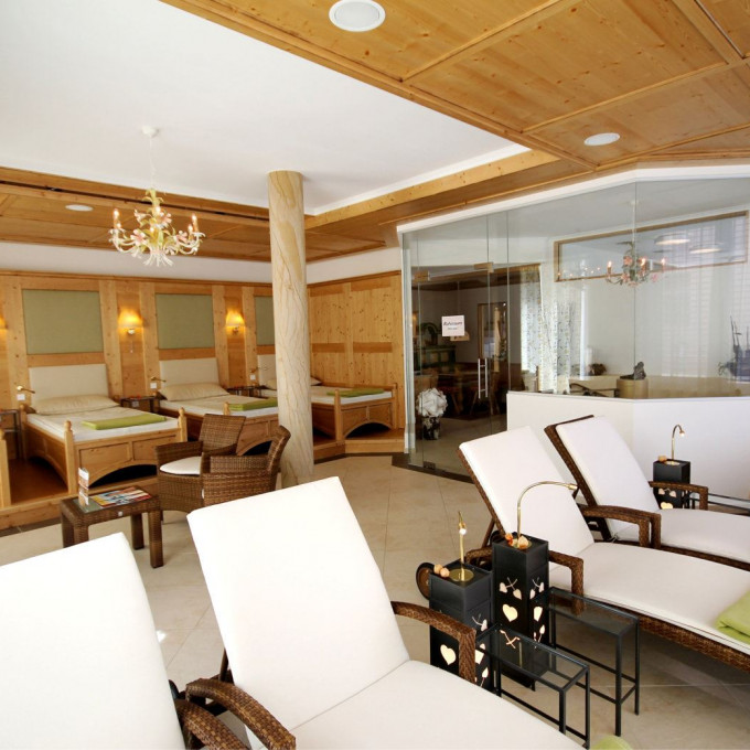 Ruheraum im Wellnessbereich des Hotel Bercher im Südschwarzwald