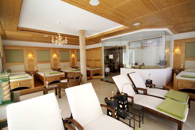 Ruheraum im Wellnessbereich des Hotel Bercher im Südschwarzwald