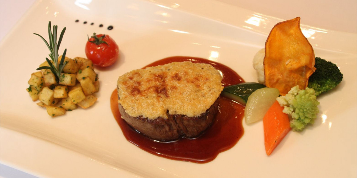 Rumpsteak überbacken mit Gemüse und Kartoffeln