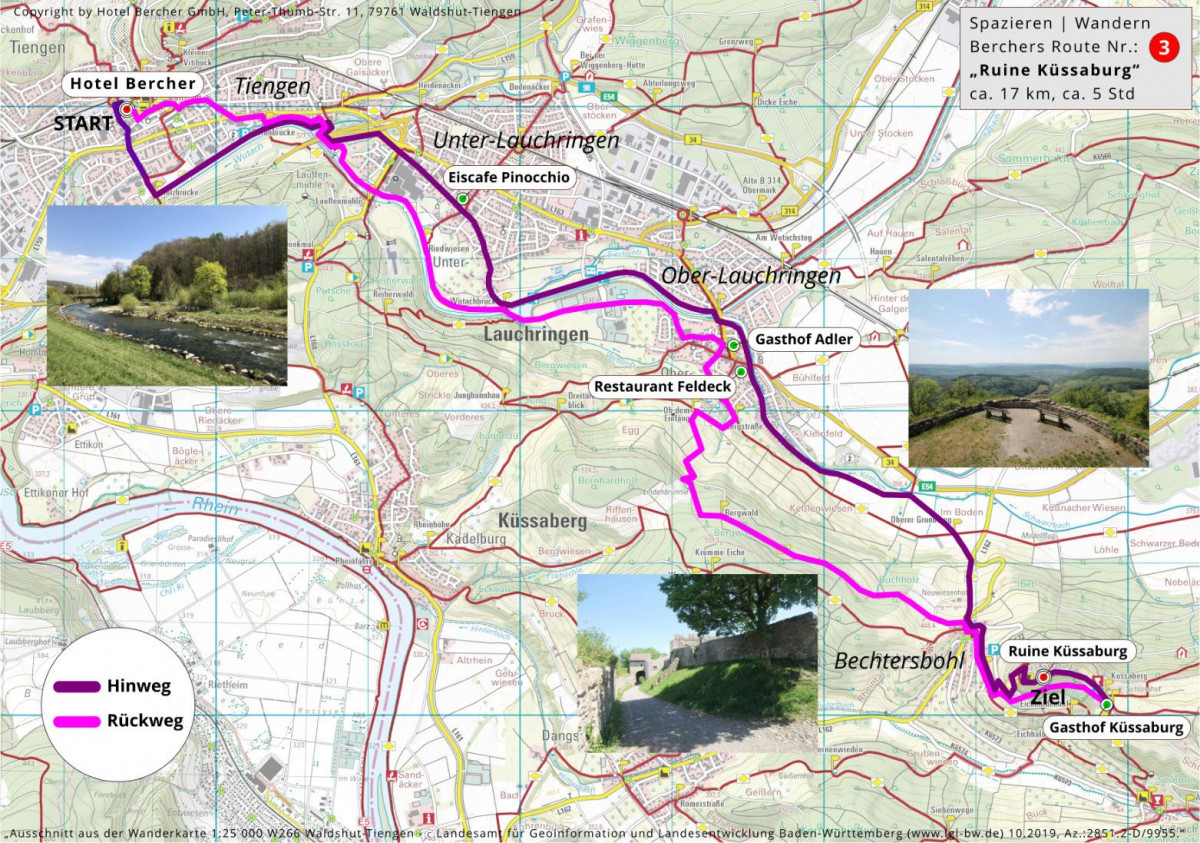 Wanderroute 3 Küssaburg